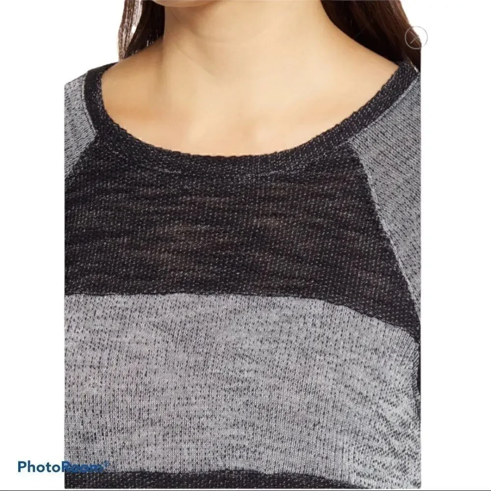 Everleigh stripe sweater NWT XXS